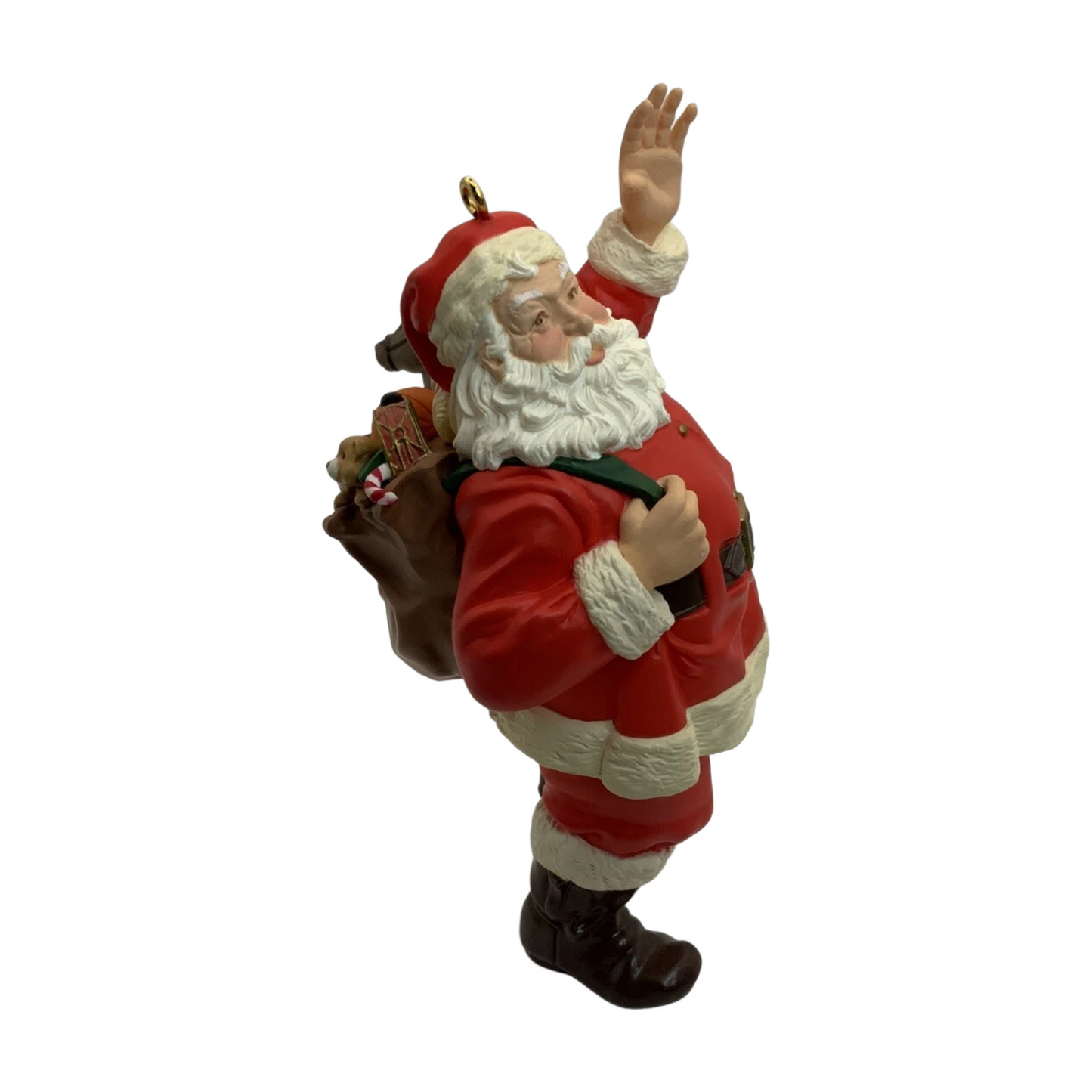 1999 Waving Goodbye Hallmark Ornament (Merry Olde Santa) QX6359 Image3