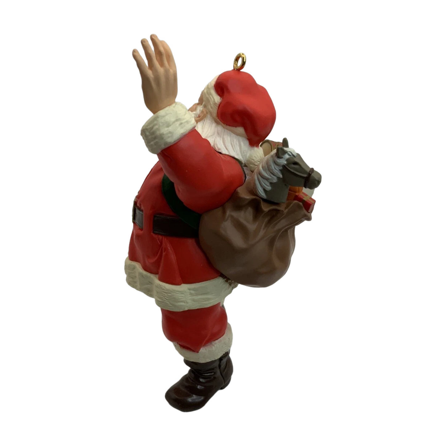 1999 Waving Goodbye Hallmark Ornament (Merry Olde Santa) QX6359 Image5