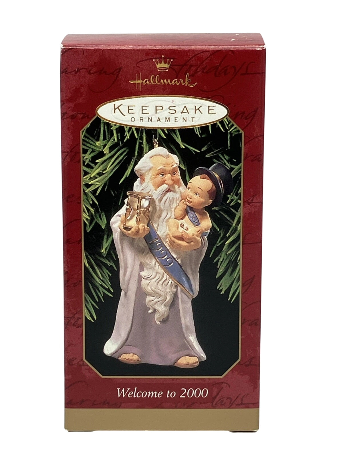 1999 Welcome to 2000 Hallmark Ornament (Baby) QX6829