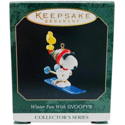 1999 Winter Fun With Snoopy Hallmark Ornament (Winter Fun with Snoopy) QXM4559