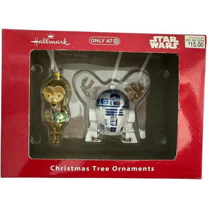 1HCM7224 Two Piece 3D Star Wars R2D2 & C3PO Ornament Set (Star Wars)
