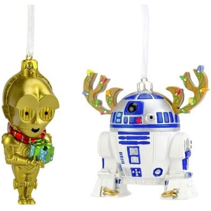 1HCM7224 1HCM7224 Two Piece 3D Star Wars R2D2 & C3PO Ornament Set (Star Wars) Image1