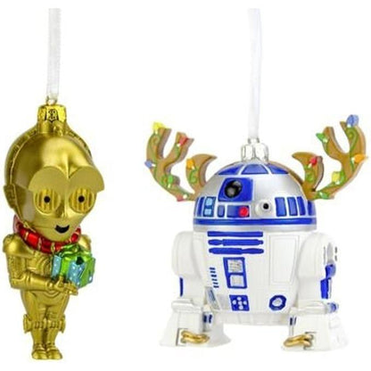 1HCM7224 1HCM7224 Two Piece 3D Star Wars R2D2 & C3PO Ornament Set (Star Wars) Image1