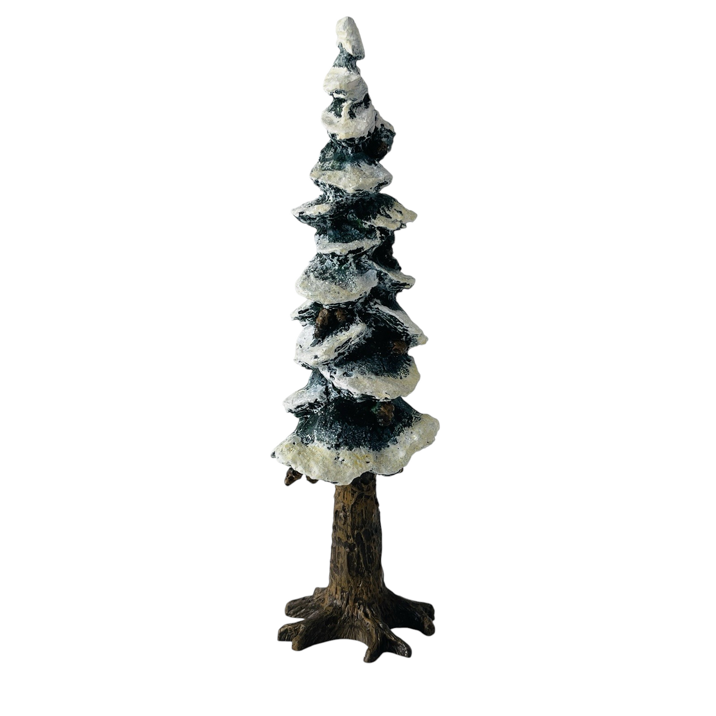 Vintage Village Pole Pine Tree 10.5 Inches Cold Cast Porcelain Tree (Department 56) 1325679