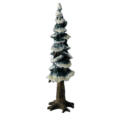 Vintage Village Pole Pine Tree 10.5 Inches Cold Cast Porcelain Tree (Department 56) 1325679