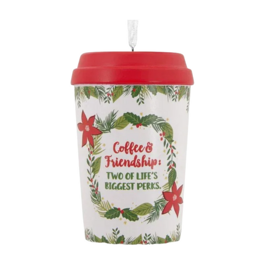 1HAJ1484 Coffee Cup Hallmark Ornament (Kitchen) 1HAJ1484 Image1