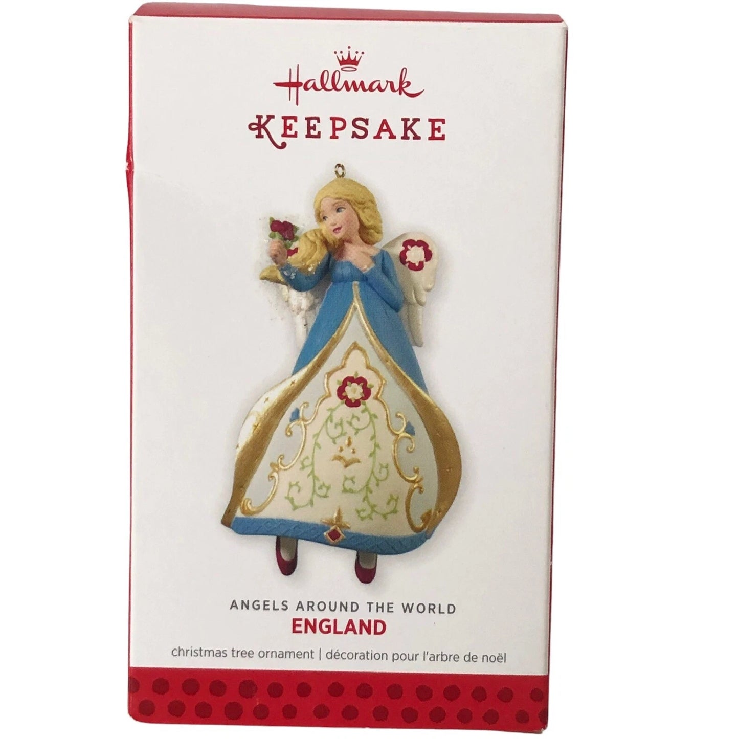 2013 England Hallmark Ornament (Angels Around The World) QX9055