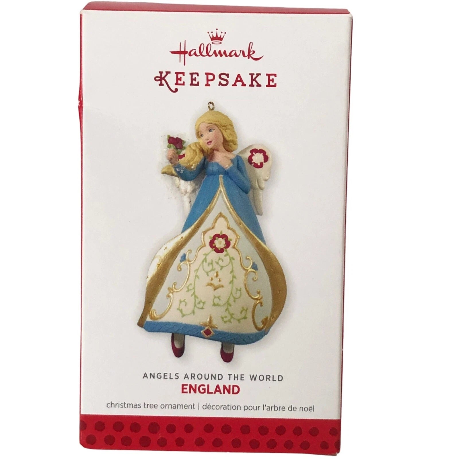 2013 England Hallmark Ornament (Angels Around The World) QX9055