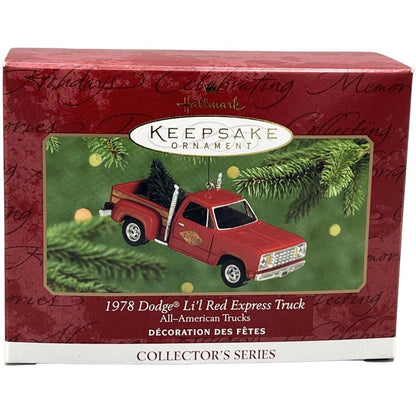 2000 1978 Dodge Li'l Red Express Truck Hallmark Ornament (All‑American Trucks) QX6581