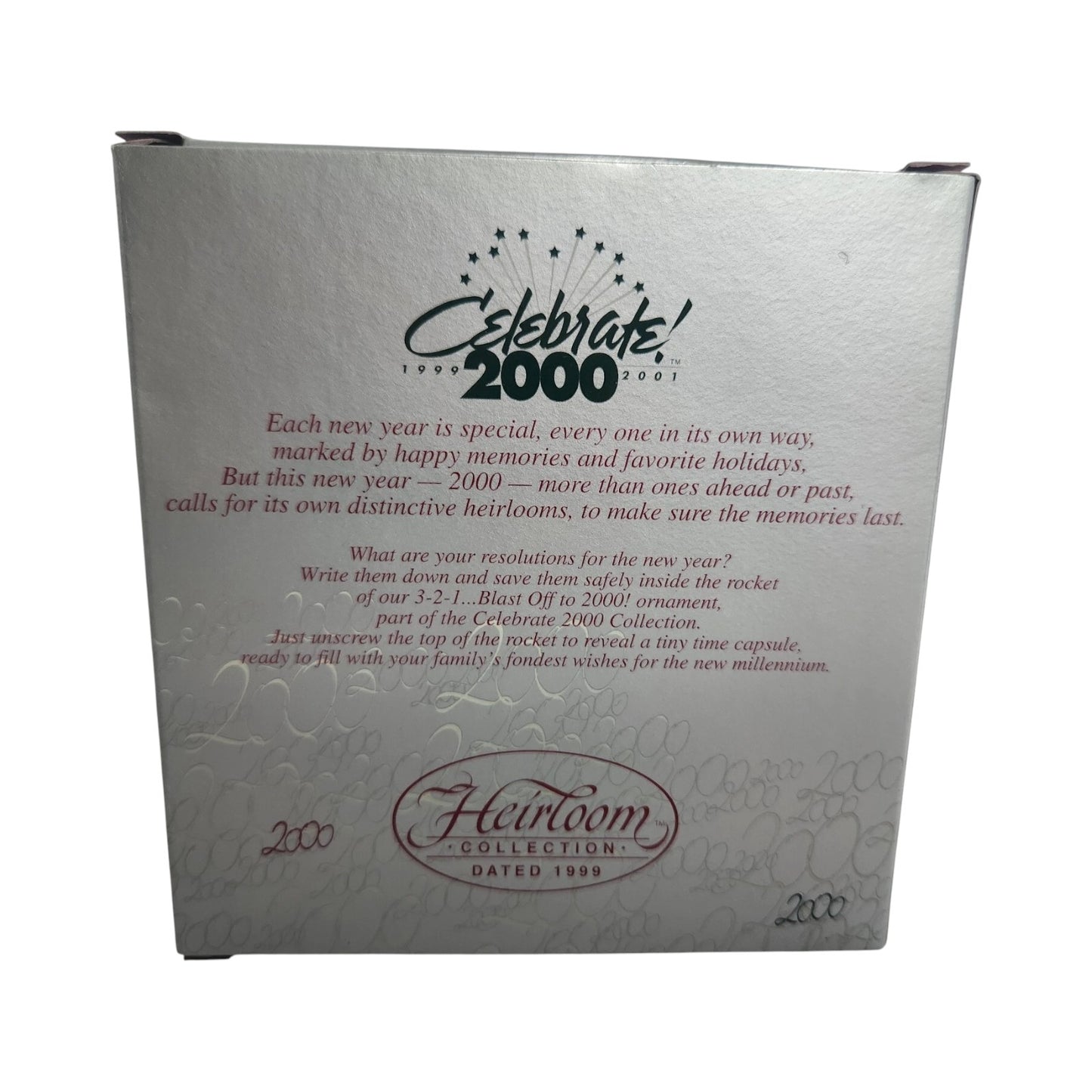 2000 3-2-1... Blast Off to 2000! Carlton Cards Ornaments (Teddy Bear) CXOR-304A Image5