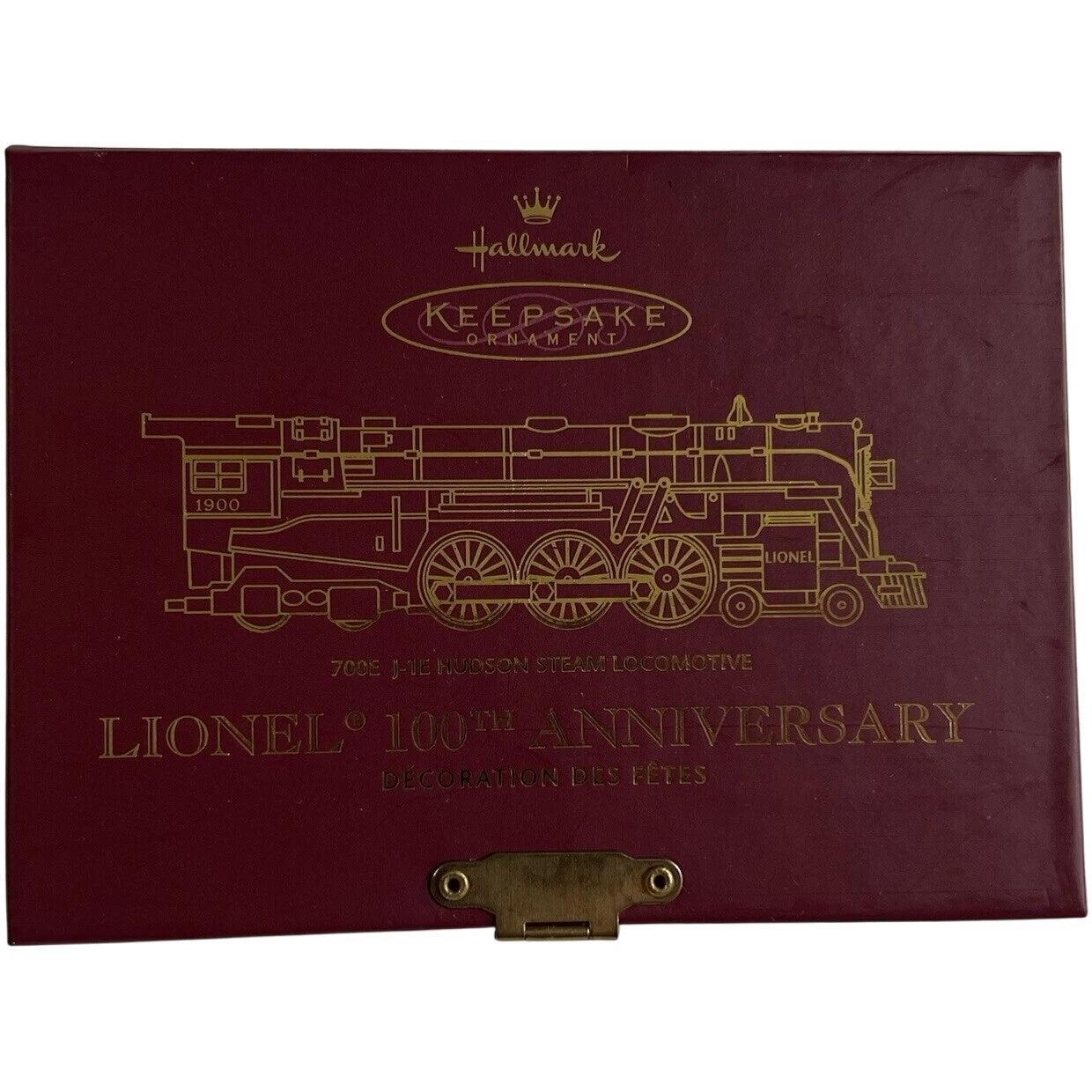 2000 700E J-1E Hudson Steam Locomotive Hallmark Ornament (Lionel) QXI5261