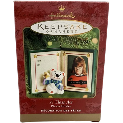 2000 A Class Act Hallmark Ornament (Photo Holder) QX8074