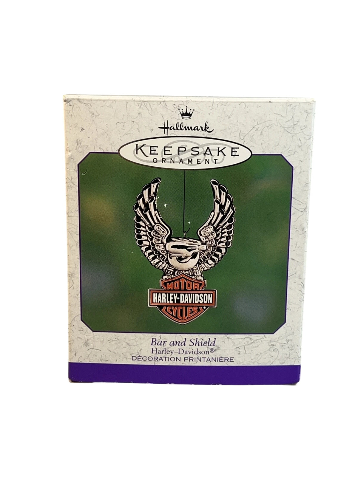 2000 Bar and Shield Hallmark Ornament (Harley-Davidson) QEO8544