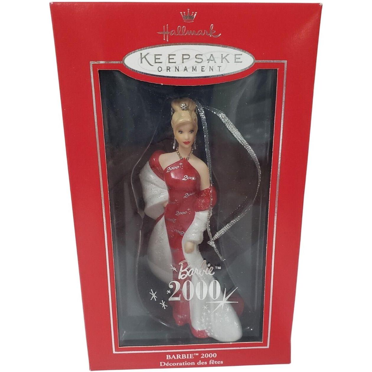 2000 Barbie 2000 Hallmark Ornament (Porcelain Barbie) QXC4531