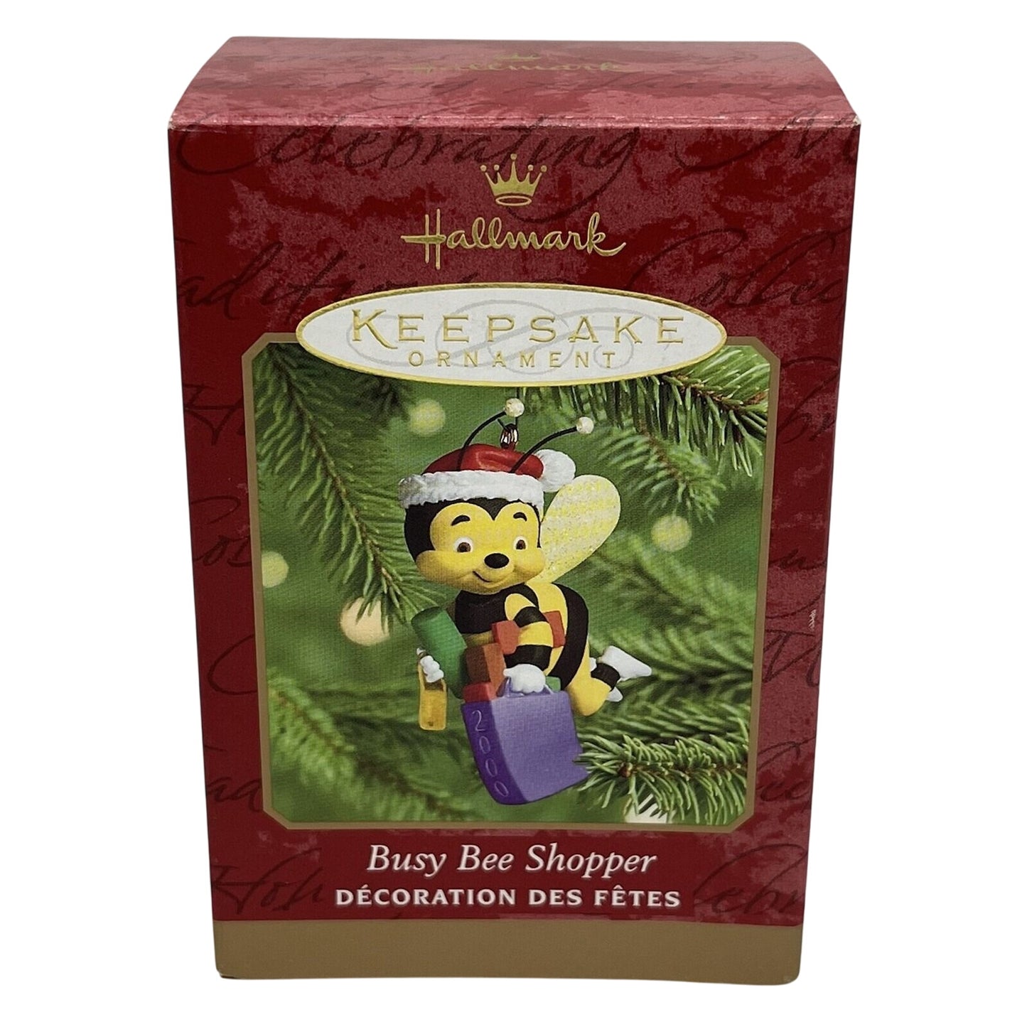 2000 Busy Bee Shopper Hallmark Ornament (Bee) QX6964