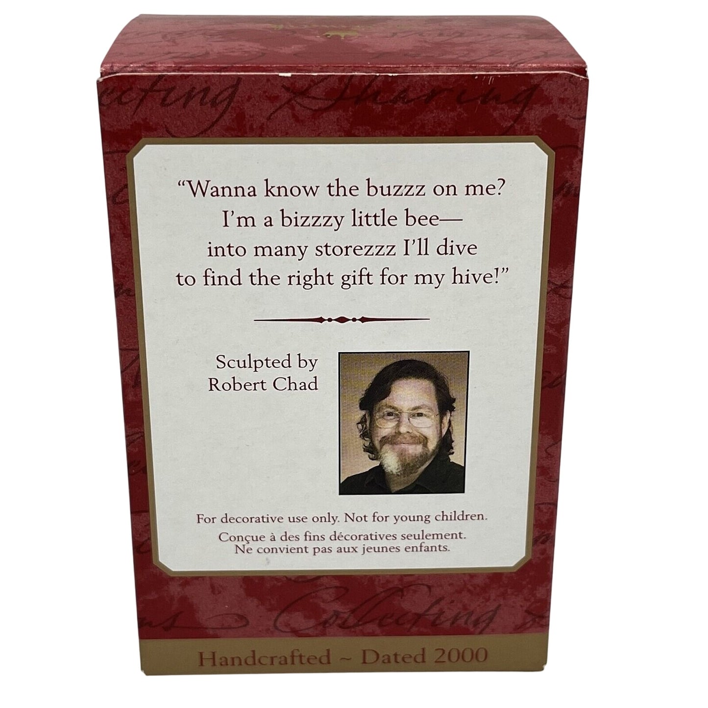 2000 Busy Bee Shopper Hallmark Ornament (Bee) QX6964