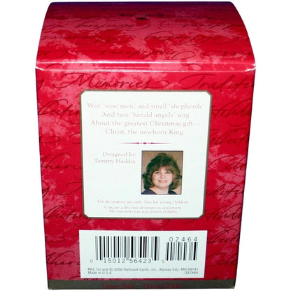 2000 Celebrate His Birth Hallmark Ornament (Ball) QX2464