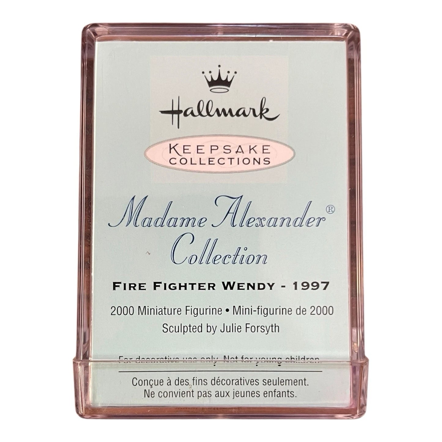 2000 Firefighter Wendy Hallmark Ornament (Madame Alexander) QMM7010