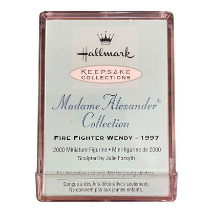 2000 Firefighter Wendy Hallmark Ornament (Madame Alexander) QMM7010