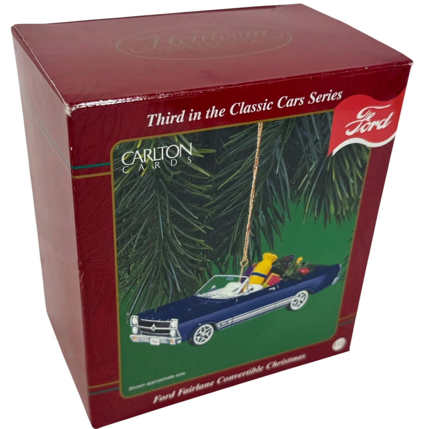 2000 Ford Fairlane Convertible Chrismas Carlton Cards Ornaments (Cars) CXOR-062E