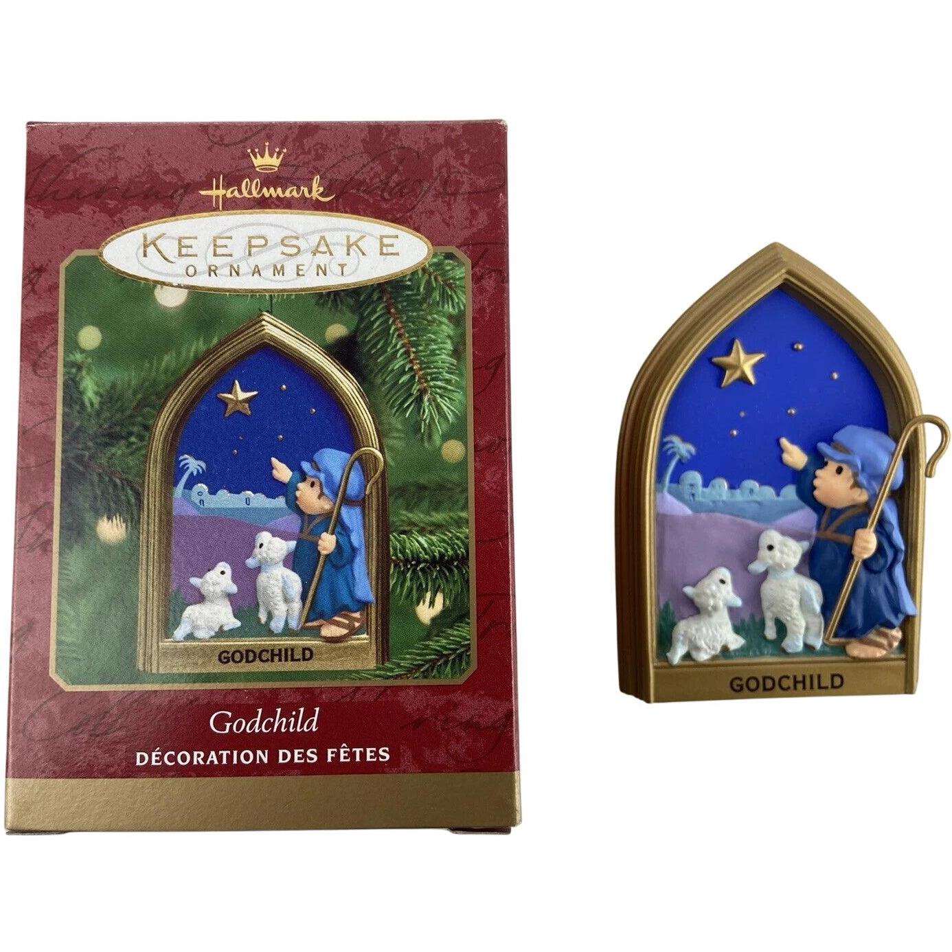 2000 Godchild Hallmark Ornament (Nativity) QX8161