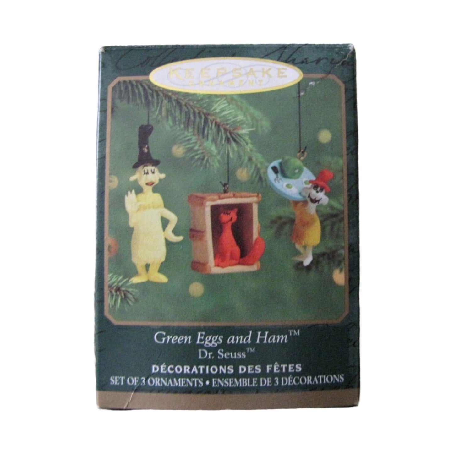 2000 Green Eggs and Ham Hallmark Ornament (Dr. Seuss) QXM6034