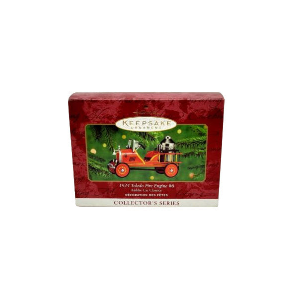 2000 Hallmark Ornament (1924) Toledo Fire Engine #6 Hallmark Ornament (Kiddie Car Classics) QX6691