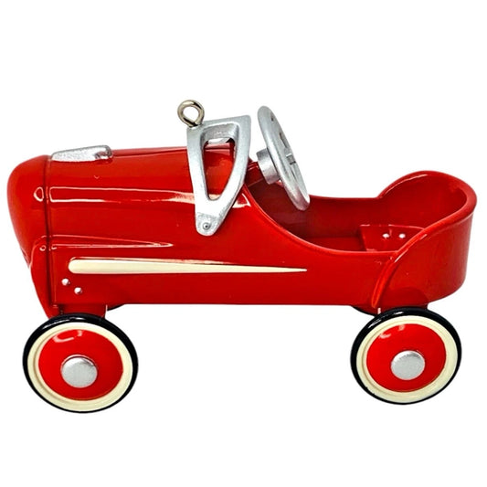 2000 Hallmark Ornament (1940) Garton "Red Hot" Roadster Hallmark Ornament (Winner's Circle) QEO8404