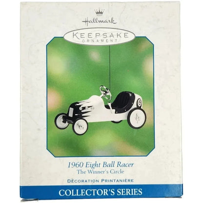 2000 Hallmark Ornament (1960) Eight Ball Racer Hallmark Ornament (Winner's Circle) QEO8562