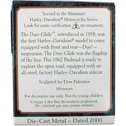 2000 Hallmark Ornament (1962) Duo-Glide Hallmark Ornament (Harley-Davidson) QXI6001