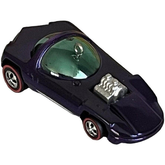 2000 Hallmark Ornament (1968) Silhouette and Case Hallmark Ornament (Hot Wheels) QX6605