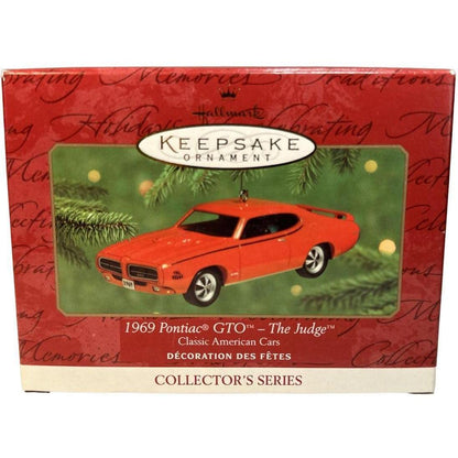 2000 Hallmark Ornament (1969) GTO - The Judge Hallmark Ornament (Classic American Cars) QX6584