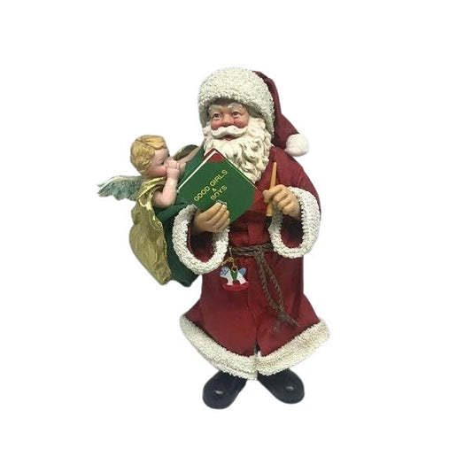 2000 "Heaven Sent" Possible Dreams Santa Claus Figurine with Angel Wings