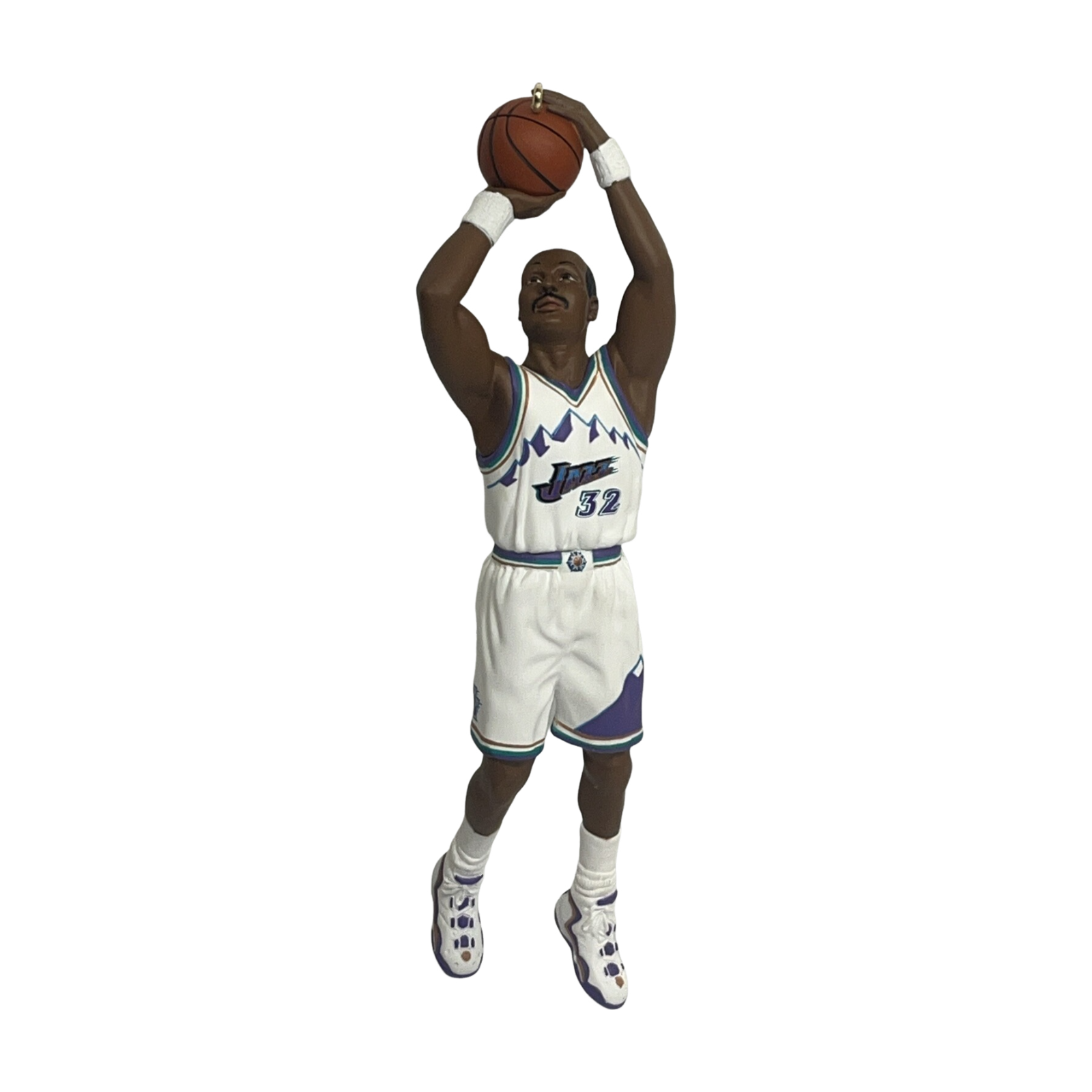 2000 Karl Malone Hallmark Ornament (Hoop Stars) QXI6901