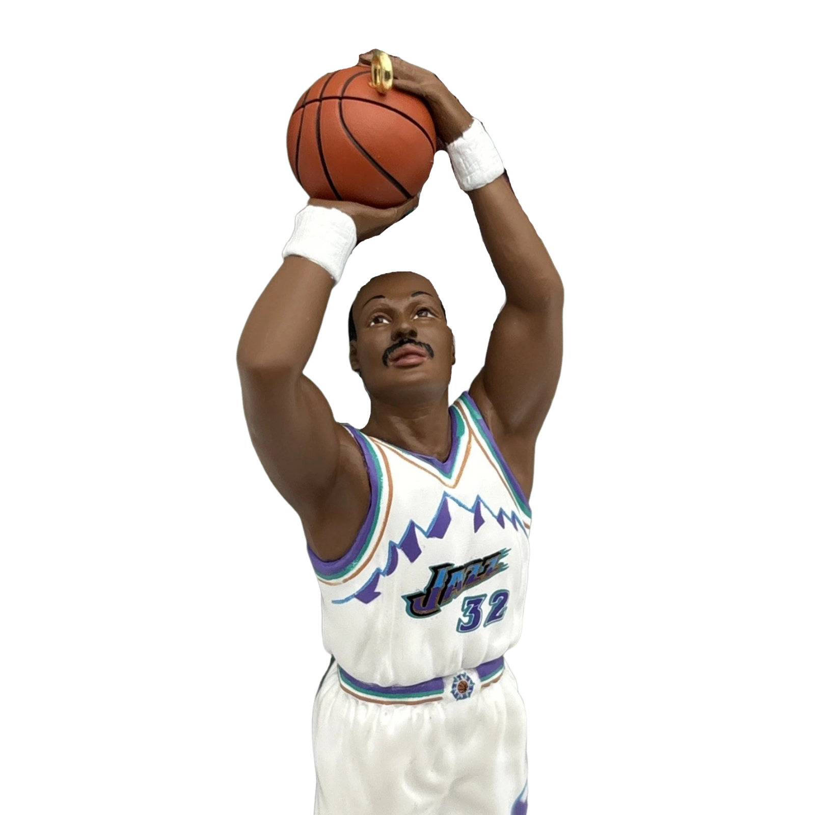 2000 Karl Malone Hallmark Ornament (Hoop Stars) QXI6901