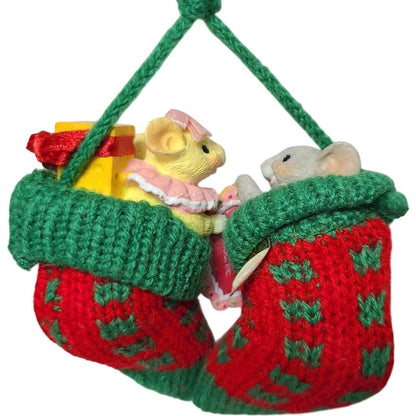 2000 Knitted Together Carlton Cards Ornaments (Mouse) CXOR-113C