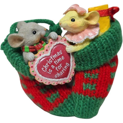2000 Knitted Together Carlton Cards Ornaments (Mouse) CXOR-113C