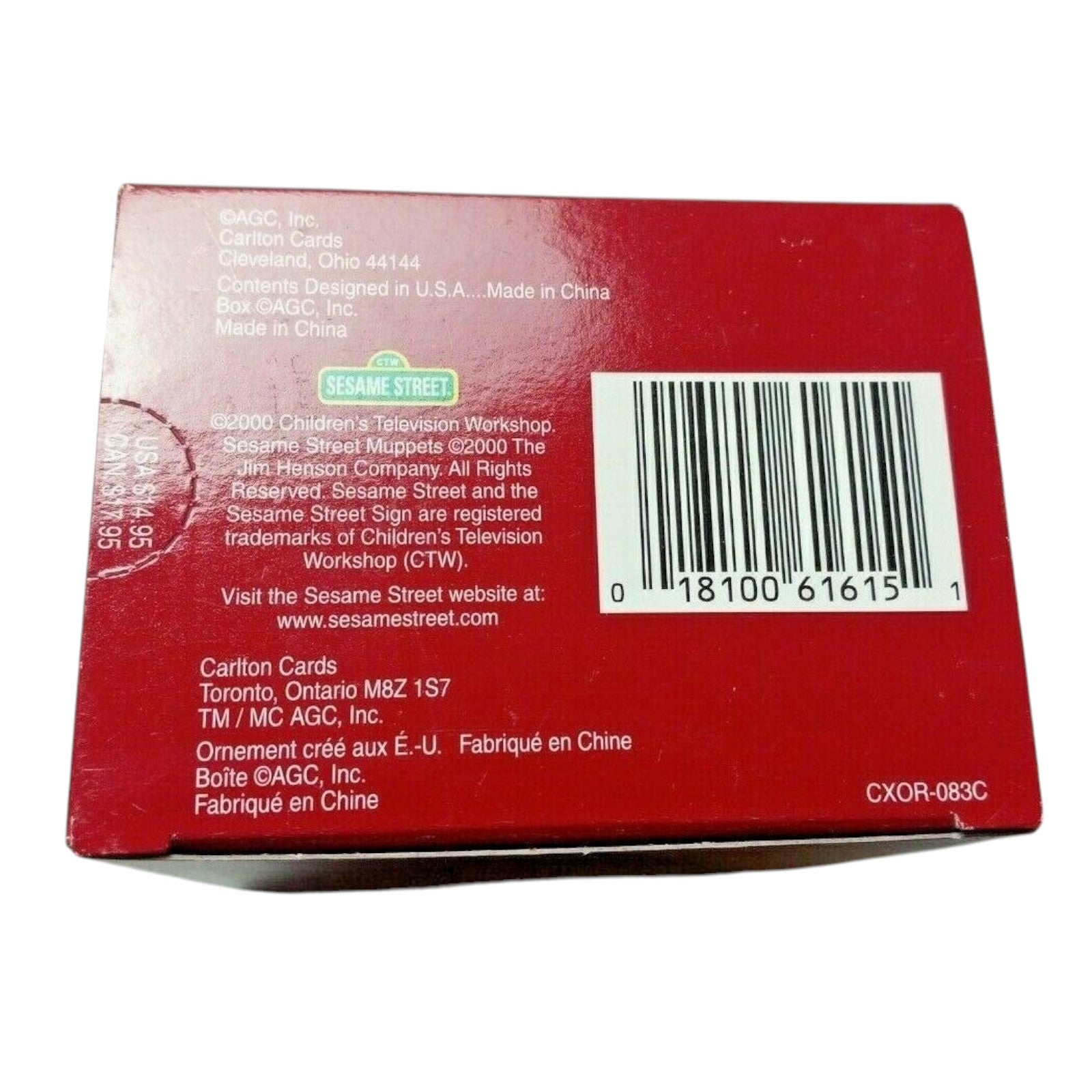 2000 Little Drummer Elmo Carlton Cards Ornaments (Sesame Street) CXOR-083C