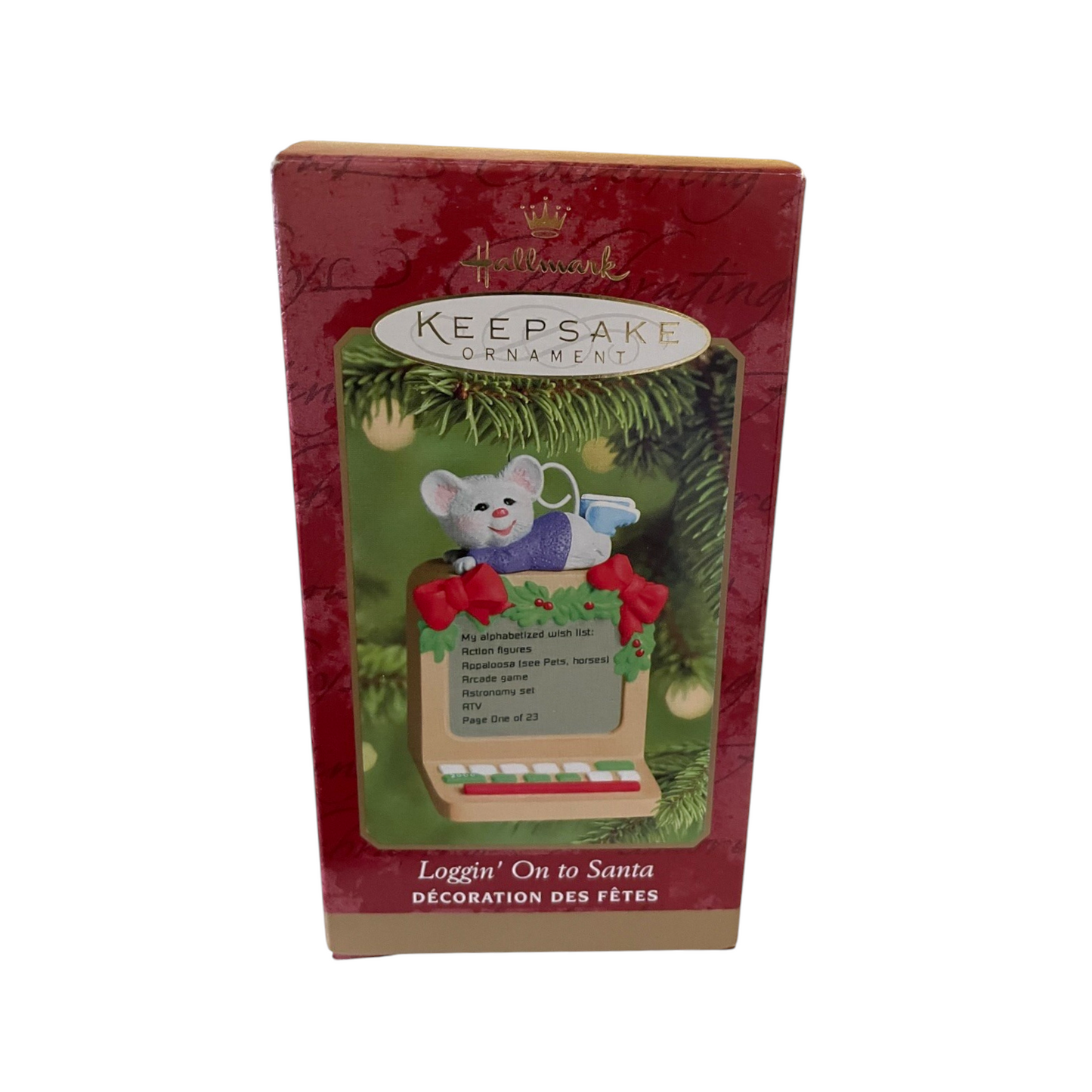 2000 Loggin' On to Santa (Mouse)