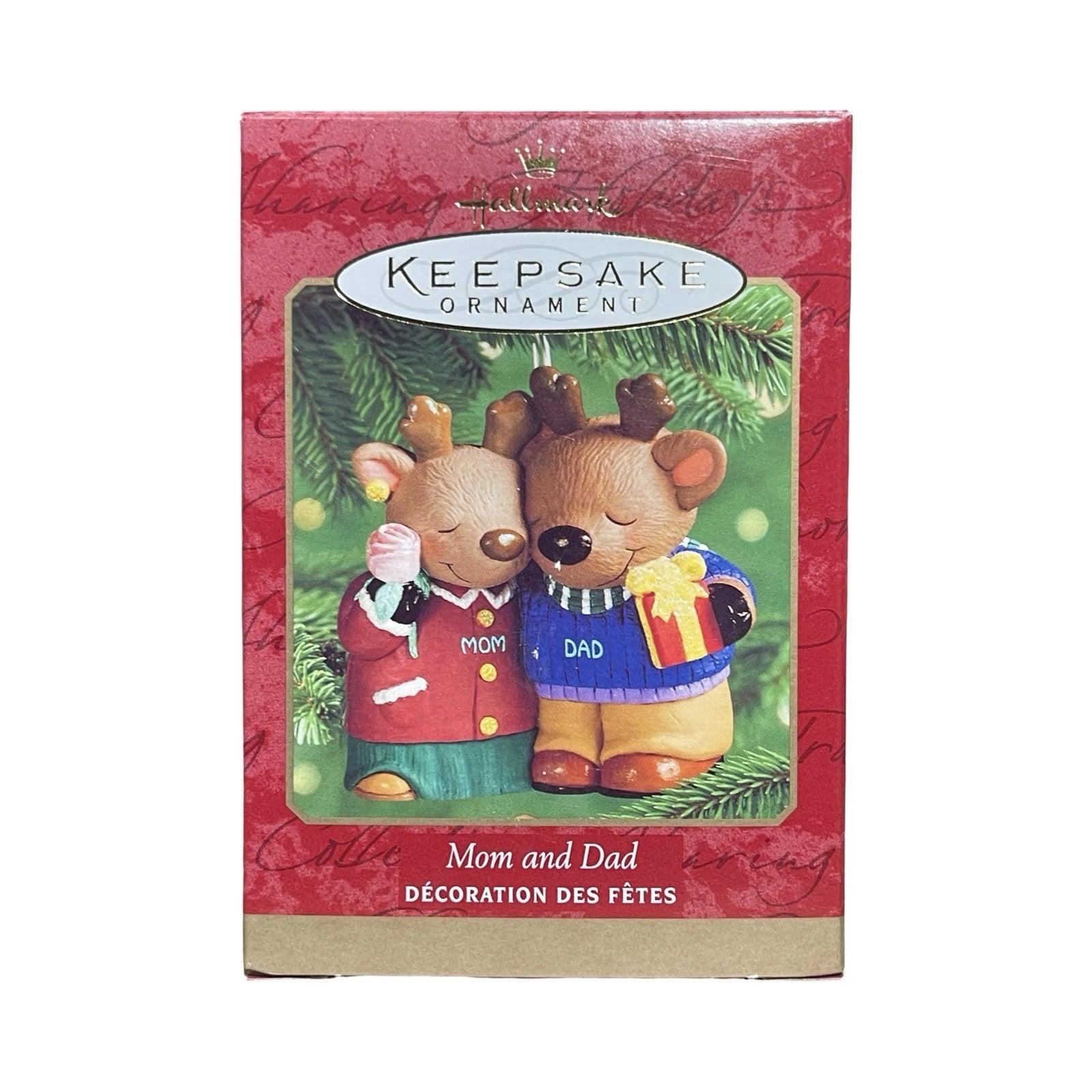 2000 Mom and Dad Hallmark Ornament (Family) QX8061