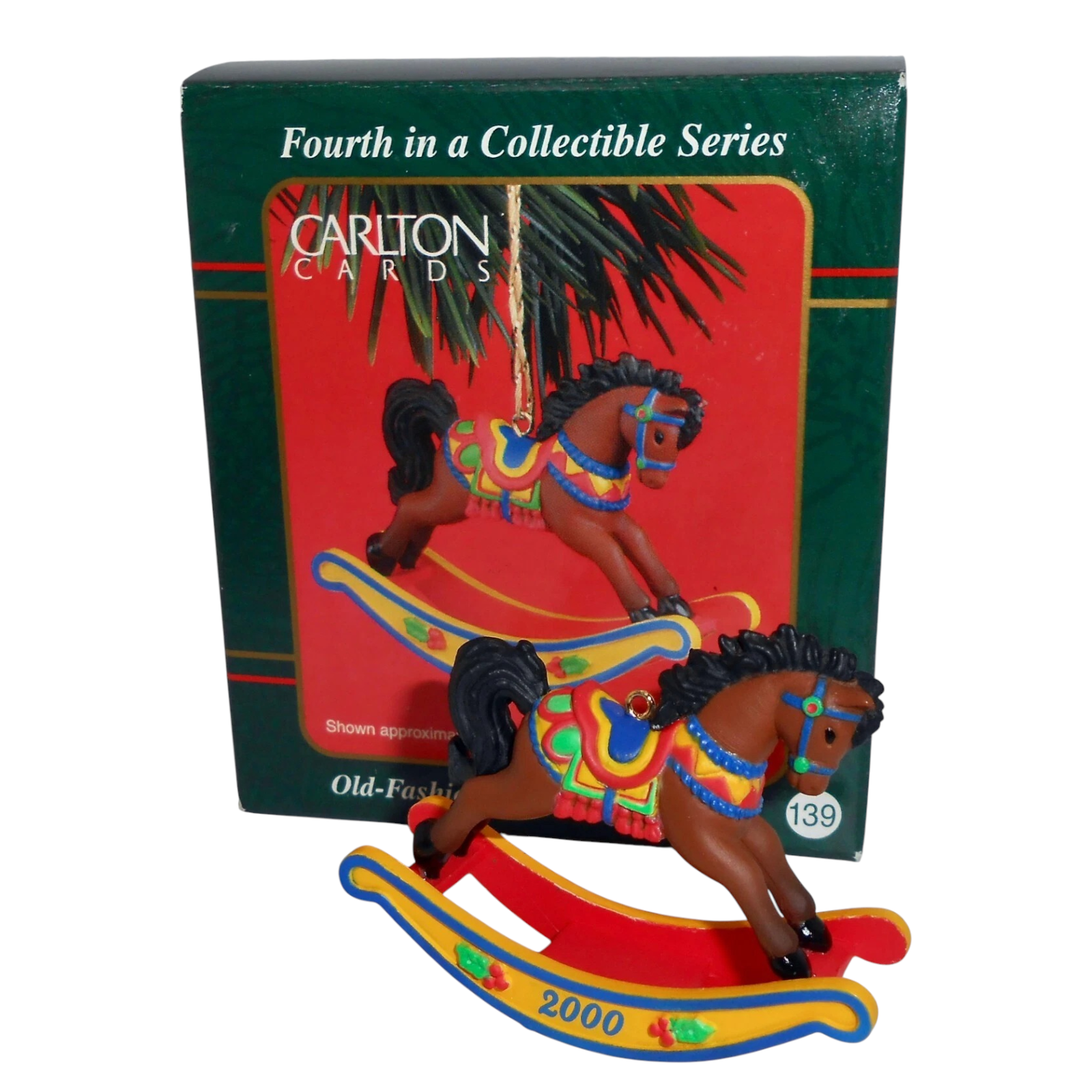 2000 Old-Fashioned Fun Carlton Cards Ornaments (Rocking Horse) CXOR-138C