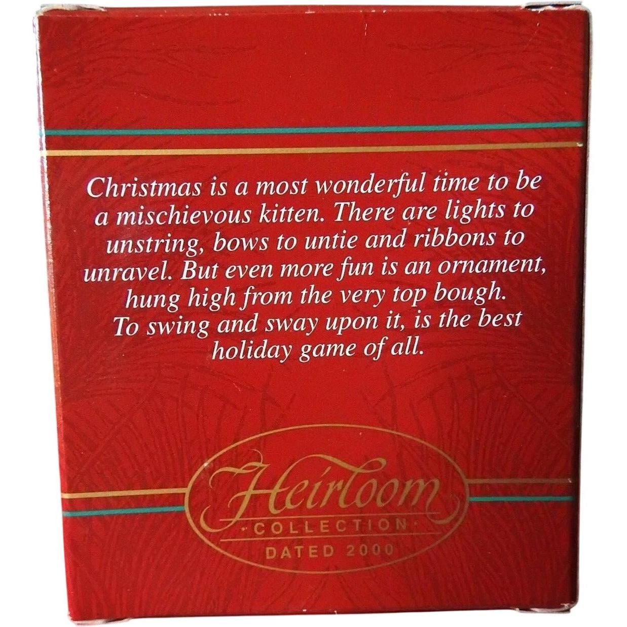 2000 Purr-fect Holiday (Kitten)