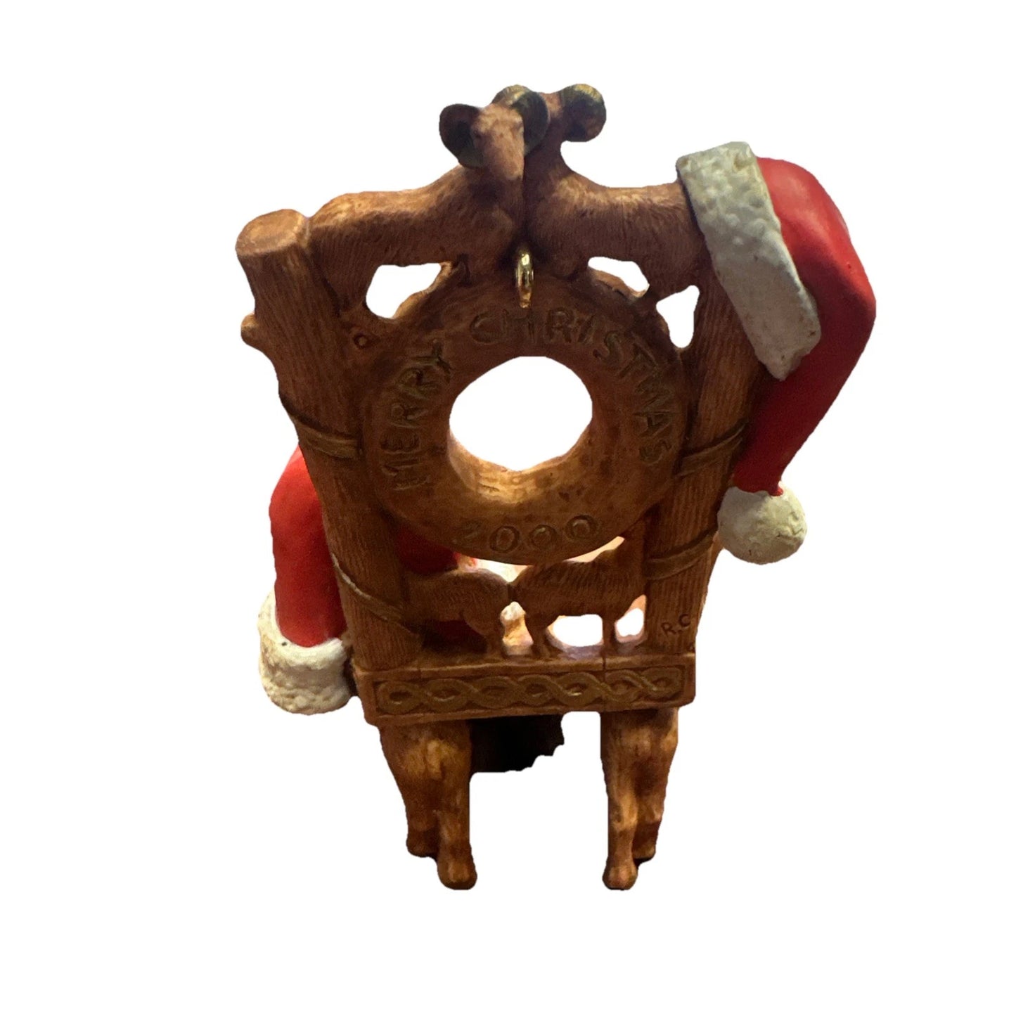 2000 Santa's Chair Hallmark Ornament (Santa's Chair) QX8314