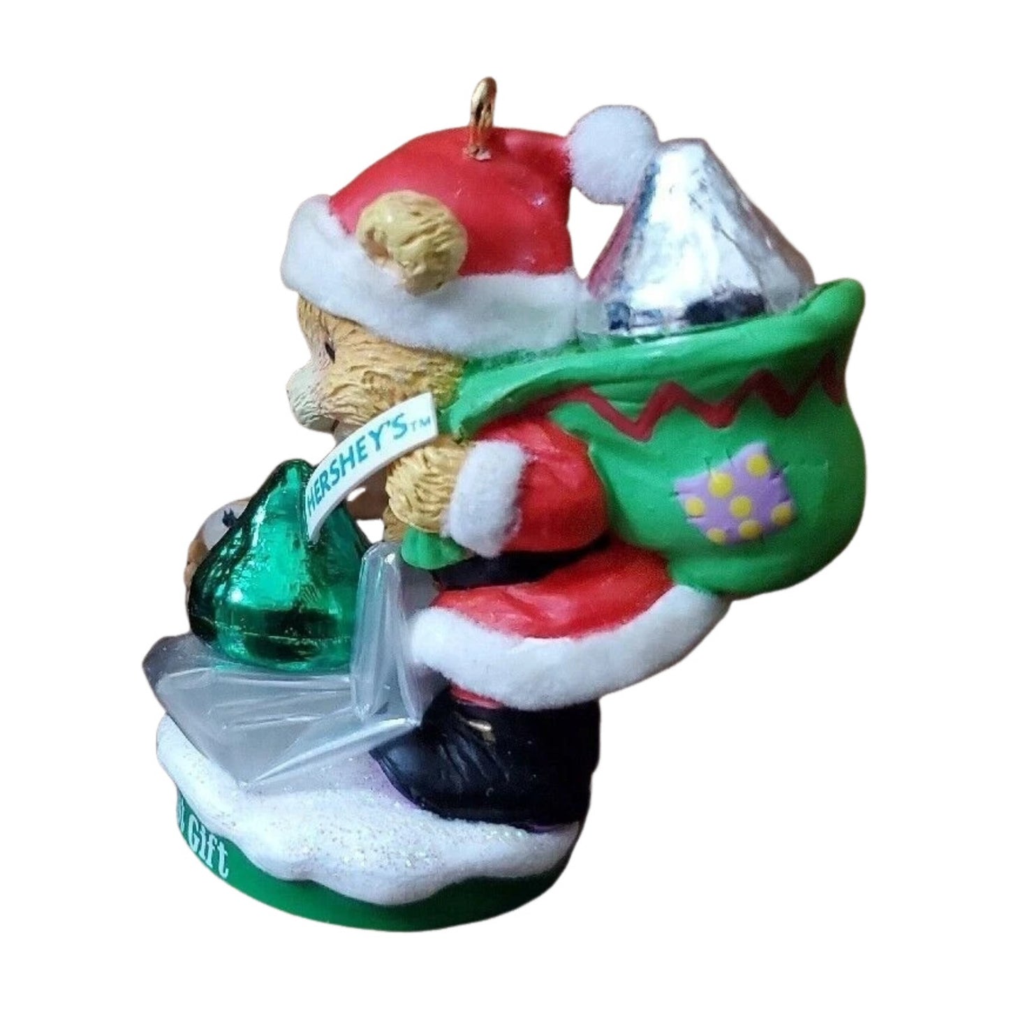 2000 The Sweetest Gift -Teddy Bear Carlton Cards Ornaments (Hershey's) CXOR-141C