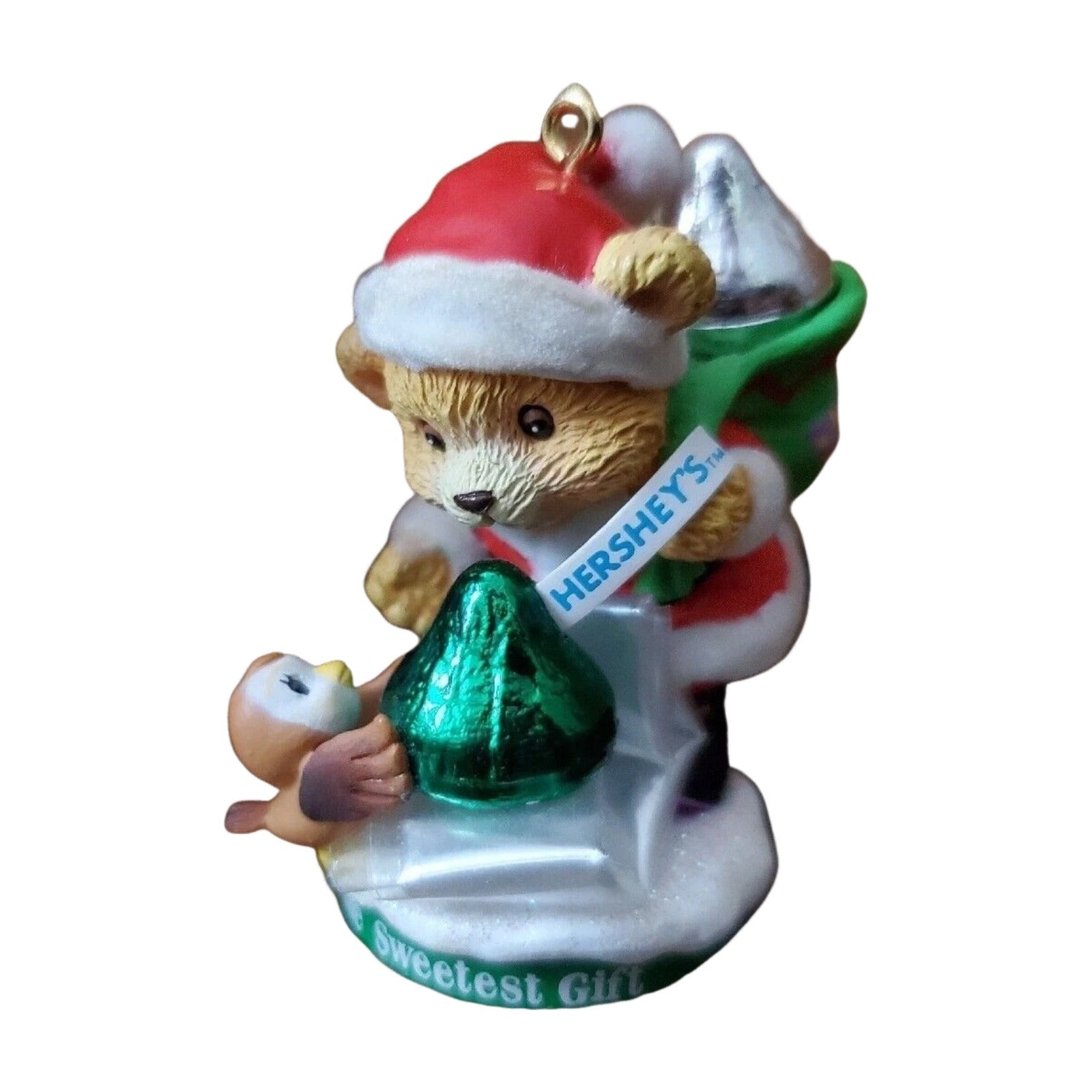 2000 The Sweetest Gift -Teddy Bear Carlton Cards Ornaments (Hershey's) CXOR-141C