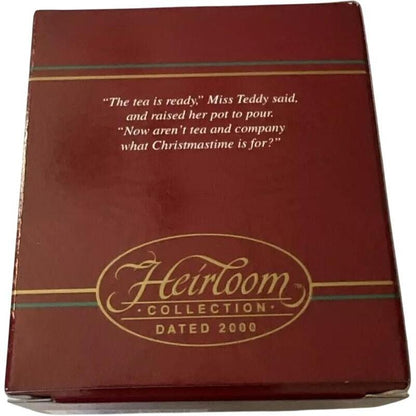 2000 The Tea Party Collection Carlton Cards Ornaments (Teddy Bear) CXOR-095C