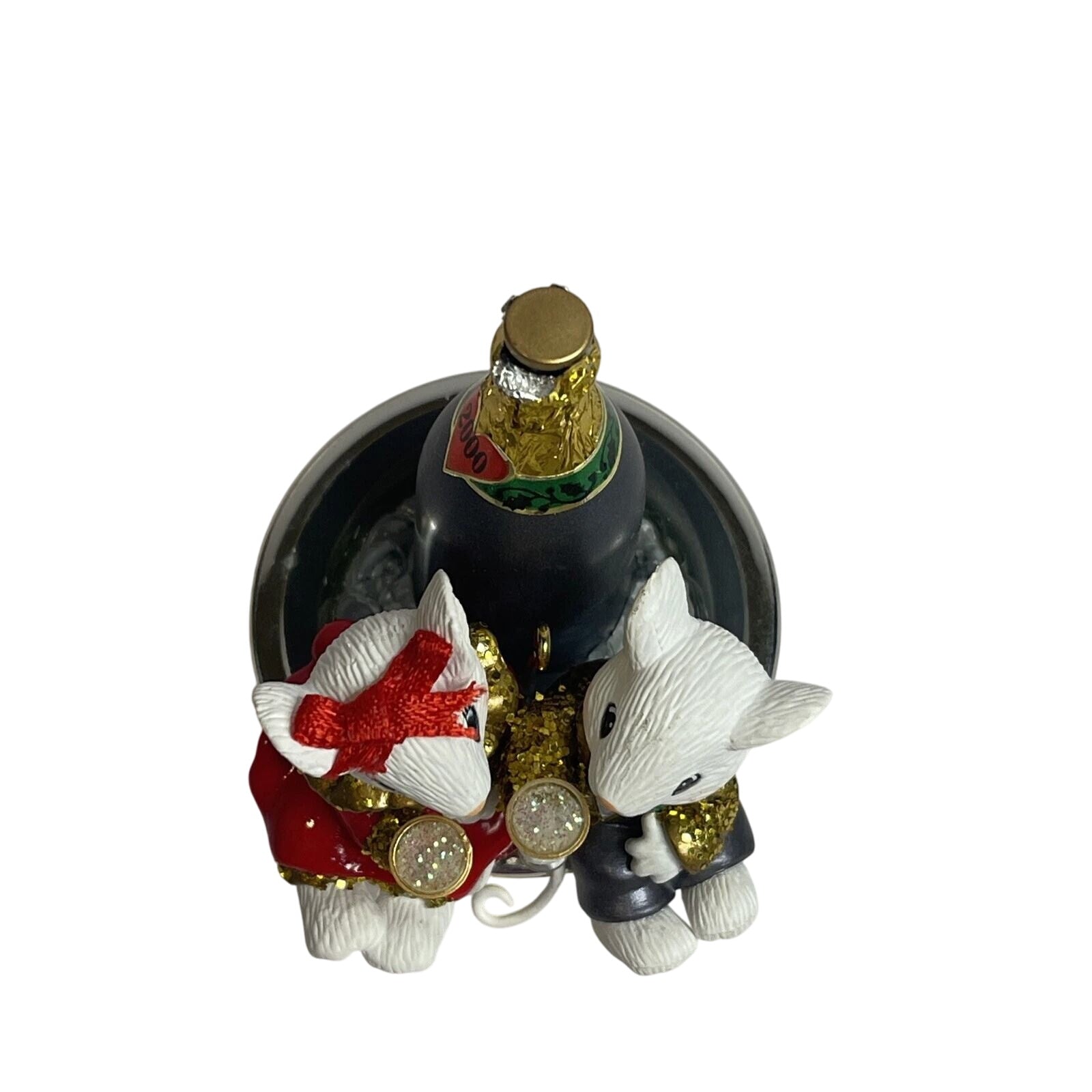 2000 Toasting 2000 Carlton Cards Ornaments (Mouse) CXOR-301A