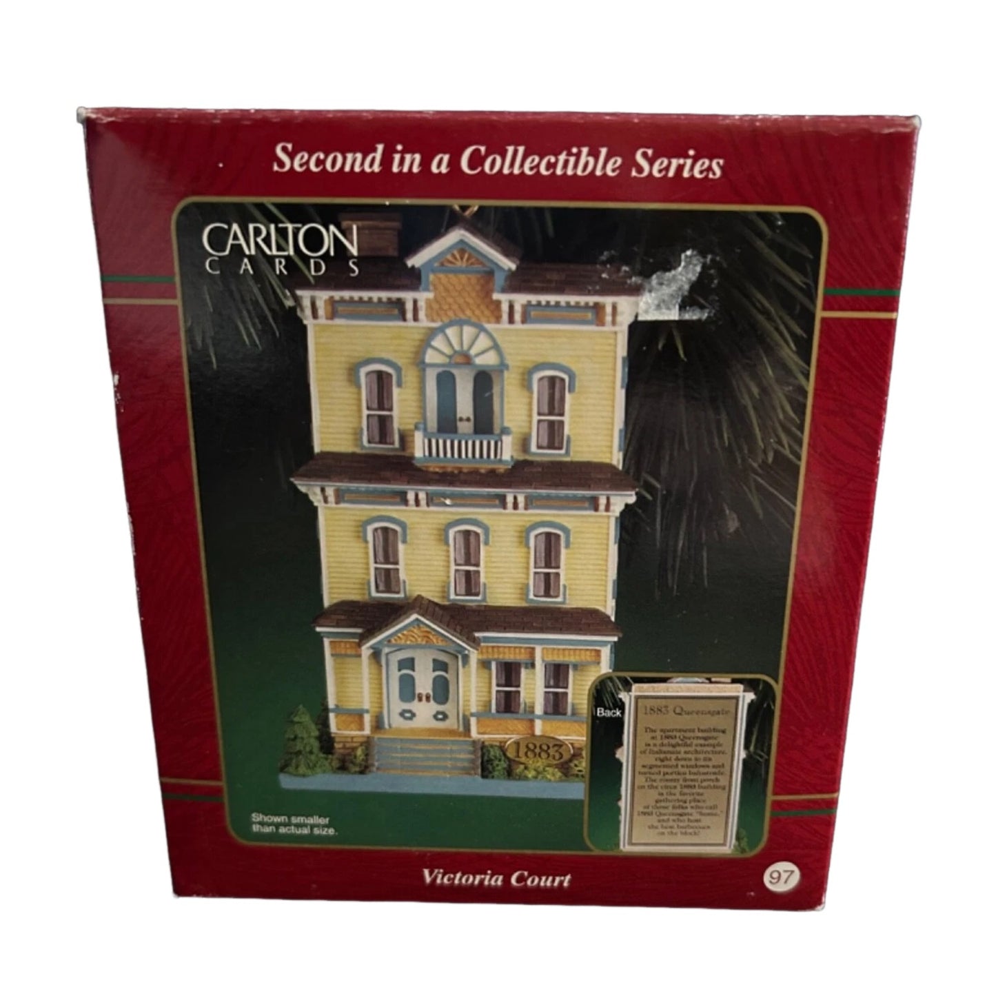 2000 Vintage Victoria Court Carlton Cards Ornaments (Buildings & Houses) CXOR-100C
