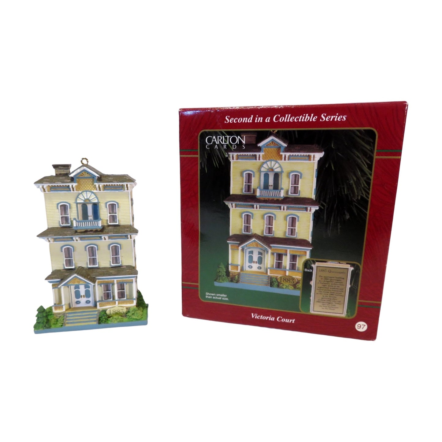 2000 Vintage Victoria Court Carlton Cards Ornaments (Buildings & Houses) CXOR-100C