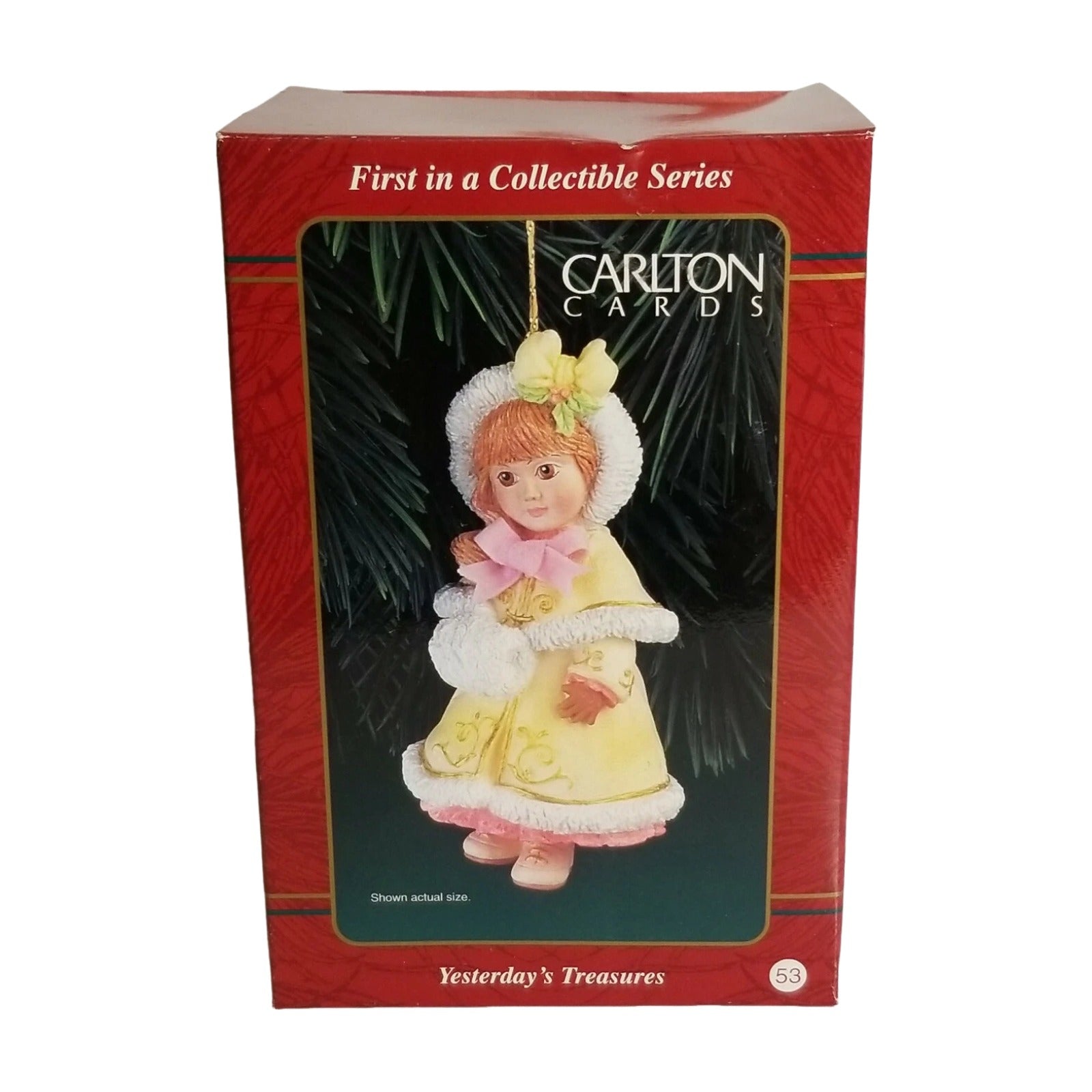 2000 Vintage Yesterday's Treasures Carlton Cards Ornaments (Doll) CXOR-008Y